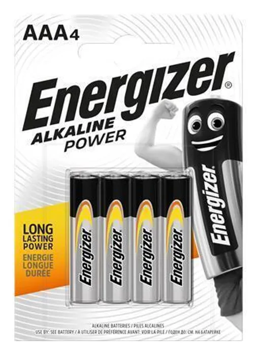 Hauptproduktbild Batterie, AAA (mikrotužková), 4 ks, ENERGIZER "Alkaline Power"