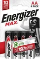 Batterie, AAA (Mikrostift), 4 Stk., ENERGIZER Max