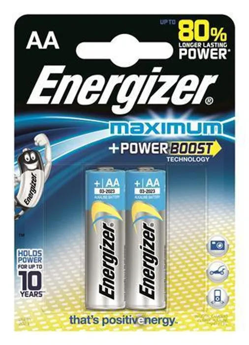 Hauptproduktbild Battery, AA, 2 db, alkáli, ENERGIZER "Max"