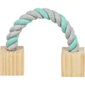 Baumwollbrücke mit Holzwürfeln für Nagetiere 20 cm