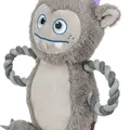 Weiteres Produktbild Be Eco Monster - příšerka, hračka/přetahovadlo pro psy, 33 cm, polyester/bavlna, šedá