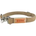 BE NORDIC Lederhalsband, M: 45 cm / 20 mm, Sand - NACH VERKAUF