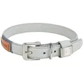 BE NORDIC Lederhalsband - hellgrau - SALE L-XL: 55 cm/30 mm