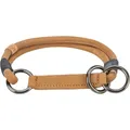 Weiteres Produktbild BE NORDIC rundes halbversenkbares Lederhalsband, braun XL: 60 cm / O 10 mm