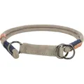 Weiteres Produktbild BE NORDIC rundes halbversenkbares Lederhalsband, grau XS-S: 30 cm/ 5 mm