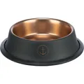 BE NORDIC Schüssel, Edelstahl/Gummi, schwarz/bronze 0,9 l/ o 23 cm