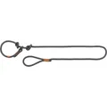 BE NORDIC Retrieverleine – dunkelgrau/braun S-M: 1,70 m/8 mm