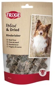 Beef Liver - getrocknetes Rinderleber, Leckerli für Hunde, 80 g