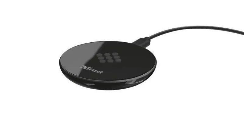 Hauptproduktbild Bezdrátová nabíječka "Primo10", černá, rychlé nabíjení, Qi standard, 10 W, TRUST