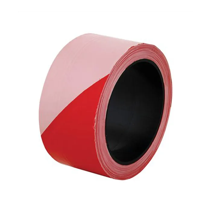 Hauptproduktbild Bezpečnostní páska, nepřilnavá, 100 m, 5 cm, červeno-bílá