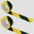 Sicherheitsband, gelb-schwarz, nicht klebend, 200 m, 7 cm