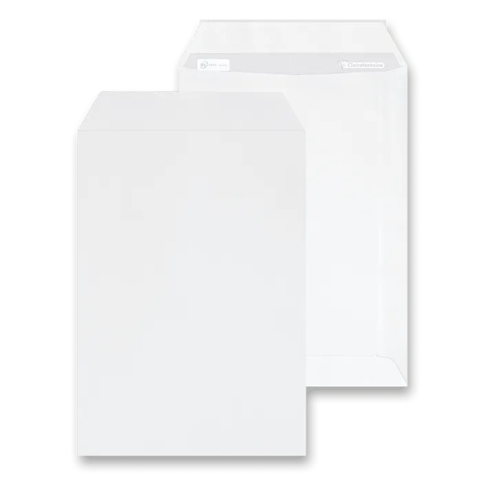 Hauptproduktbild Bílá obálka Clairefontaine C4, samolepicí, bez okénka