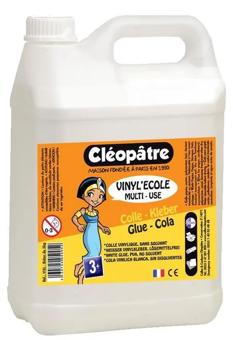 Hauptproduktbild Bílé PVA lepidlo VINYL'ECOLE 5 kg, CLEOPATRE