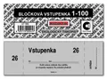 Weiteres Produktbild Bločková vstupenka 1-100 ET300