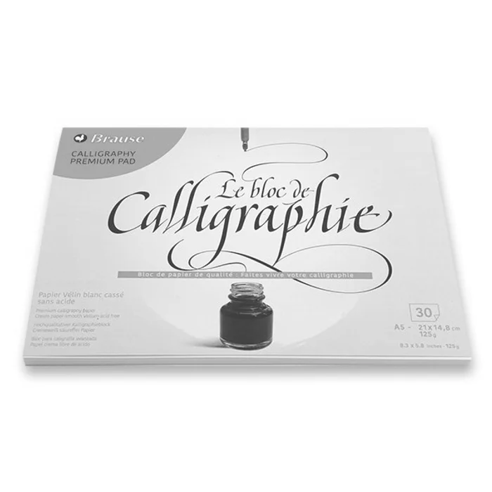 Hauptproduktbild Blok Clairefontaine Calligraphy Pad A5, 30 listů, 125 g