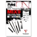 Blok Clairefontaine Paint'ON Mix9 - A4, 27 listů, 250 g