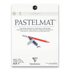 Clairefontaine Pastelmat White Block No.3 18 x 24 cm, 12 sheets, 360 g