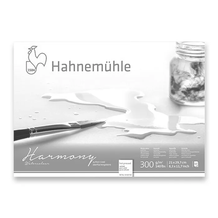 Hauptproduktbild Blok Hahnemühle Harmony Watercolour hot pressed A4, 12 listů