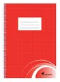Schreibblock, quadratisch, Drahtringbindung, A4, 70 Blatt, VICTORIA