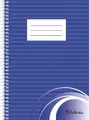 Schreibblock, liniert, Drahtringbindung, A5, 70 Blatt, VICTORIA
