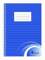Schreibblock, liniert, Drahtringbindung, A5, 70 Blatt, VICTORIA