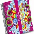 Weiteres Produktbild Schreibblock "Psicodelia", verschiedene Farben, liniert, Drahtkammbindung, A5, 120 Blätter