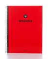 Schreibblock "UniExtra", rot, liniert, Drahtkammbindung, A4, 100 Blätter, UNIP