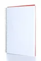 Schreibblock "UniExtra", rot, liniert, Drahtkammbindung, A4, 100 Blätter, UNIP