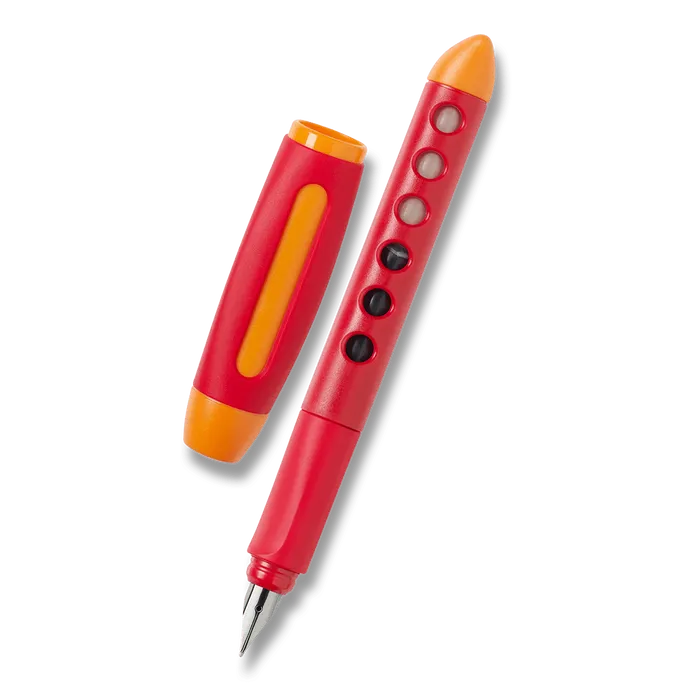 Hauptproduktbild Bombičkové pero Faber- Castell Scribolino pro leváky, červená