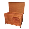 Hundehütte, Holz, Flachdach S-M 85x58x60 cm TRIXIE