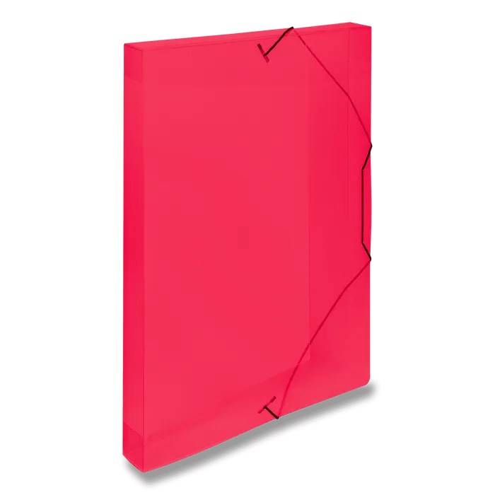 Hauptproduktbild Box na dokumenty Transparent červené