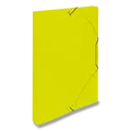 PP-Box mit Gummistreifen A4 gelb