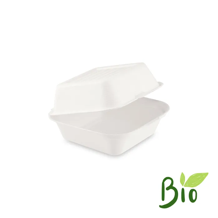 Hauptproduktbild Box na hamburger BIO cukrová třtina 152 x 150 x 78 mm [50 ks]
