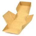 Weiteres Produktbild Hamburger-Box, Öko, Kraft, 120 x 118 x 105 mm [25 Stück]