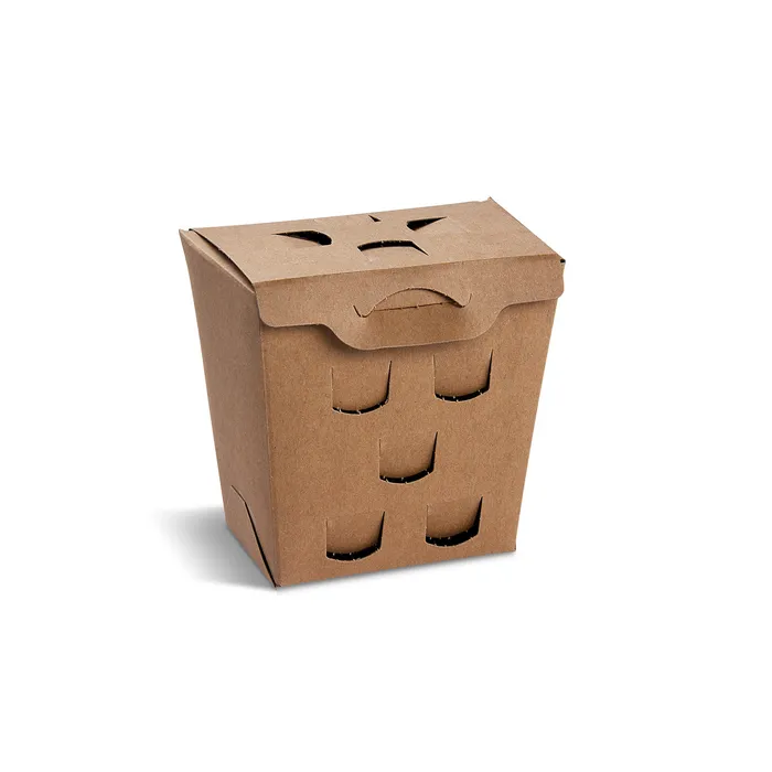 Hauptproduktbild Box na hranolky (PAP - FSC Mix) nepromastitelný kraft `150 g` [50 ks]