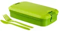 Speisebox, 1,2 l, mit Besteck, CURVER Grand Chef, grün