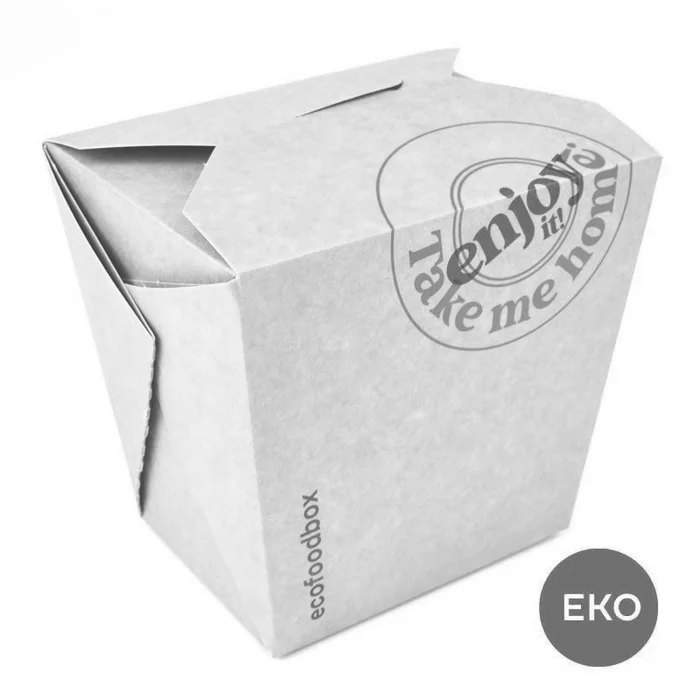Hauptproduktbild Box na nudle, kraft, EKO 950 ml [20 ks]