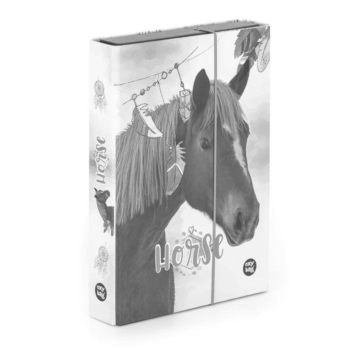 Hauptproduktbild Box na sešity A5 Jumbo kůň romantic