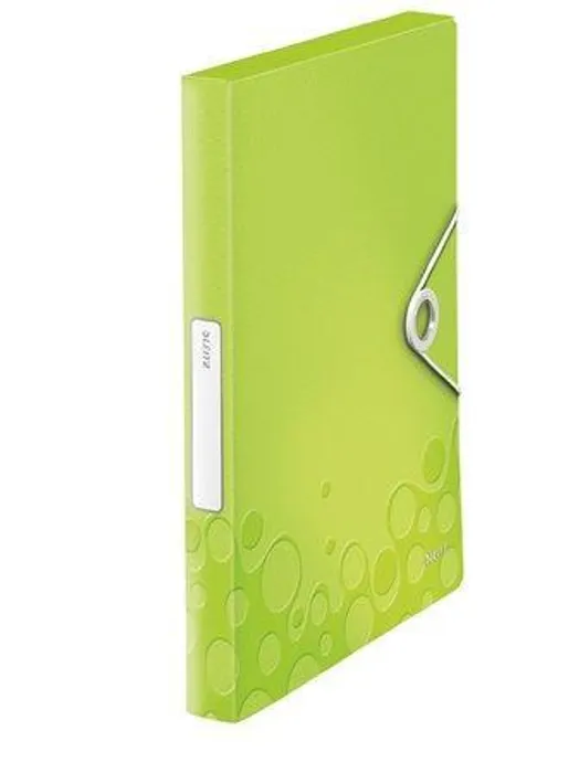 Hauptproduktbild Box na spisy Leitz WOW, Metalická zelená