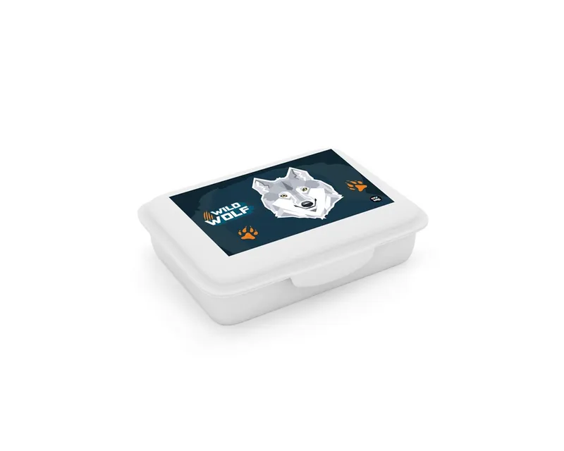 Hauptproduktbild Box na svačinu s přihrádkou vlk