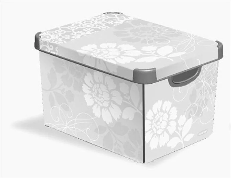 Hauptproduktbild Box, plastový, 22 l, se vzorem "Romantik", CURVER