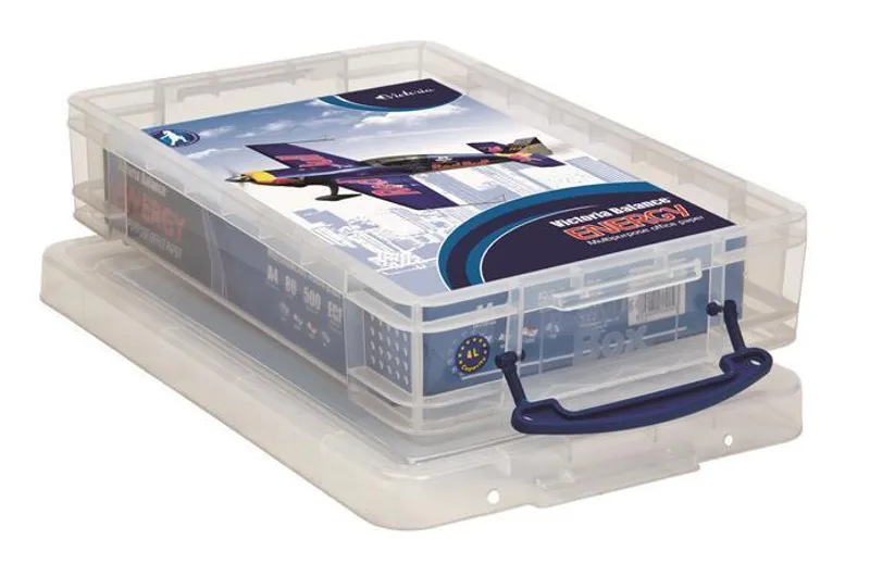 Hauptproduktbild Box, plastový, s víkem, 4 l, průhledný, REALLY USEFUL