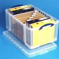 Weiteres Produktbild Box, Kunststoff, mit Deckel, 64 l, durchsichtig, WIRKLICH NÜTZLICH