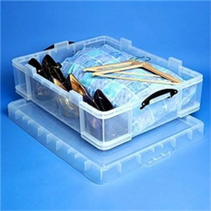Hauptproduktbild Box, plastový, s víkem, 70 l, průhledný, REALLY USEFUL