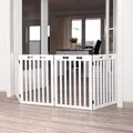 Weiteres Produktbild Tor für Hunde 4-teilig 60-160 x 75 cm weiß
