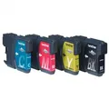 Brother Original Ink LC-1100HYVALBP, CMYK, 900/3x750S, high capacity, Brother DCP-6690CW, MFC-6490CW,MFC-6890CW, günstige Verpacku