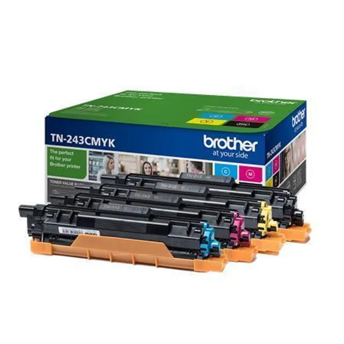 Hauptproduktbild Brother originální toner TN243CMYK, CMYK, 1000str., Brother DCP-L3500, MFC-L3730, MFC-L37