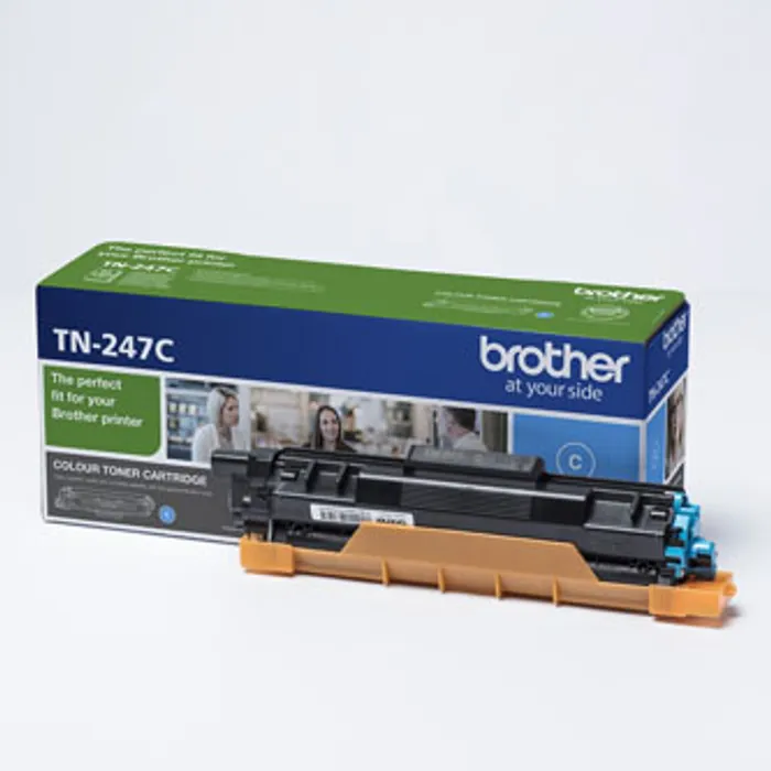 Hauptproduktbild Brother originální toner TN247C, cyan, 2300str., Brother DCP-L3510CDW, DCP-L3550CDW, HL-L