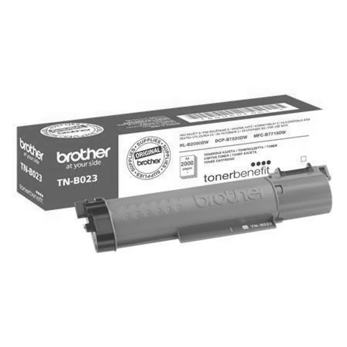 Hauptproduktbild Brother originální toner TNB023, black, 2000str., Brother DCP-B7520DW, HL-B2080DW, MFC-B7