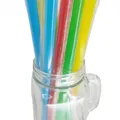 Weiteres Produktbild BUBBLE TEA Plastikstrohhalme 12x210mm Mix [250 Stück] (wiederverwendbar)